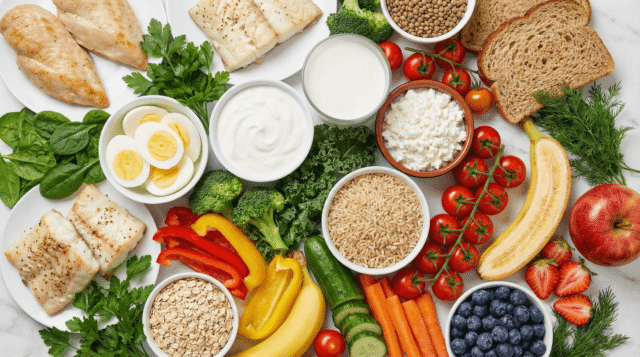 Foods low in fat