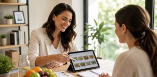 Nutrition Coaching Rates: How Much to Charge for Nutrition Coaching in 2026 Nutrition coach talking with client