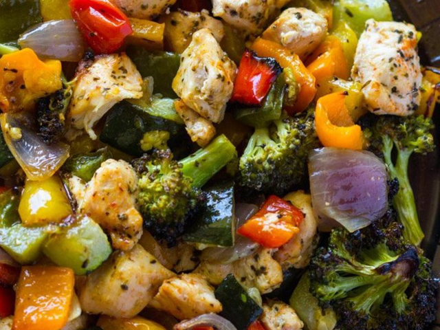 Sheet-Pan Chicken and Vegetables