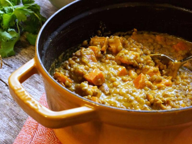 Lentil and Sweet Potato Curry