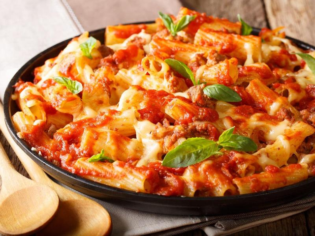 Baked Ziti with Turkey and Broccoli
